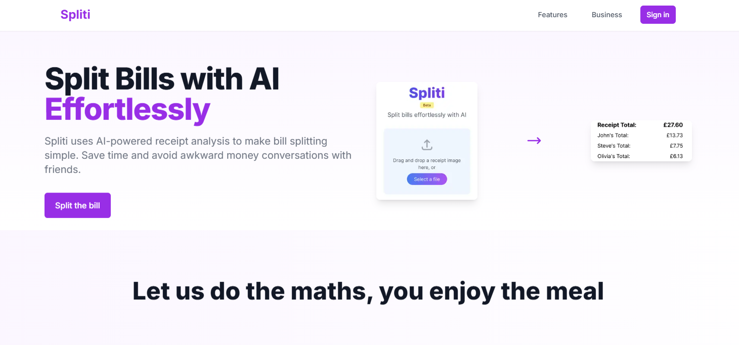 Spliti screenshot